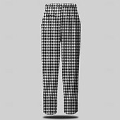 abordables Mince-Homme Pied-de-poule pantalon de costume Taille médiale Vêtement décontracté Formel Quotidien Zippé Poche Eté Printemps Automne 3D effet Noir