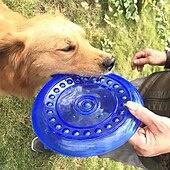 お買い得  犬用おもちゃ-インタラクティブトイ フリスビー ととも​​に 耐用的 ペット運動 のために 犬用 屋外 ペットプレイ