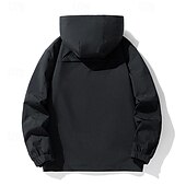 abordables Softshell, polares y chaquetas de montaña-Hombre Chaqueta Softshell Chaqueta para senderismo Al aire libre Resistente al Viento Resistente al Agua Sudadera Chaqueta cortavientos Camping / Senderismo / Espeleología Viaje Negro Verde Ejército