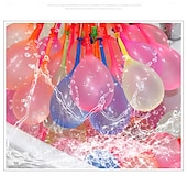 cheap Water Toys-Water Balloons Instant Balloons Easy Quick Fill Balloons Splash Fun for Kids Girls Boys Balloons Set Party Games Quick Fill 814 Balloons for Outdoor Summer Funs