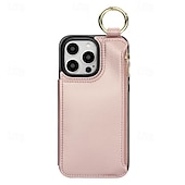 cheap iPhone Cases-Phone Case For iPhone 16 iPhone 15 Pro Max Plus iPhone 14 13 12 11 Pro Max Plus Mini SE Back Cover with Stand Holder Card Slot Ring Buckle Retro PC PU Leather