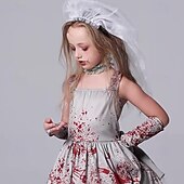 levne Kostýmy pro páry a skupiny-Duch předvečer Všech svatých Cosplay kostým Kostým na Večírek Maškarní Úbory cosplay Dětské Dospělé Dámské Dívčí předvečer Všech svatých Karneval Plesová maškaráda Výkon Párty předvečer Všech svatých