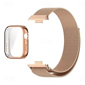 お買い得  その他の時計バンド-スマートウォッチバンド と互換性があります Huawei Huawei Band 7 Huawei Watch Fit 2 バンド 8 フィット3を見る バンド 9 スマートウォッチ ストラップ ケース付き マグネティッククラスプ メッシュ ミレネーゼループ 置換 リストバンド
