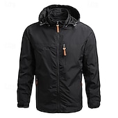 economico Fleece &amp; Giacche 3 in 1-Per uomo Giacca Softshell Giubbino da escursione All&#039;aperto Antivento Resistente all&#039;acqua Felpa con cappuccio Giacca a vento Campeggio / Escursionismo / Speleologia Viaggi Nero Verde militare Cachi