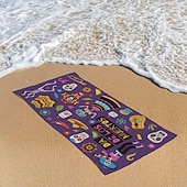 baratos conjuntos de toalhas de praia-Conjuntos de toalhas, Imprimir 100% microfibra Macio Confortável Engrossar cobertores