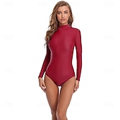 olcso Matt-Zentai öltöny Szerepjáték Jelmezek Bőrruházat Nindzsa Farsangi jelmez Overall Királyok napja Női Akrobatatrikó Szexi jelmez Tömör szín Spandex Lycra Ruha mert Mindszentek napja Farsang Álarcos