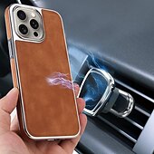 זול נרתיקים לאייפון-טלפון מגן עבור אייפון 16 iPhone 15 Pro Max iPhone 14 Pro Max אייפון 13 פרו מקס כיסוי אחורי תמיכה בטעינה אלחוטית עמיד בזעזועים TPU צפוי עור PU