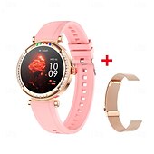 abordables Pulseras inteligentes-696 CF33 Reloj inteligente 1.27 pulgada Pulsera inteligente Bluetooth Podómetro Recordatorio de Llamadas Seguimiento del Sueño Compatible con Android iOS Mujer Llamadas con Manos Libres Recordatorio