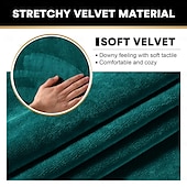 economico Copridivano-Fodera per panca ultra morbida all-inclusive in velluto elastico - fodera per panca in tessuto per la casa - elastica e resistente - perfetta per aggiungere comfort e stile alla tua panca - facile da installare e pulire
