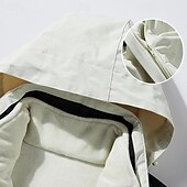ieftine Jachete Softshell, Fleece &amp; Drumeție-Bărbați Μπουφάν πεζοπορίας Αδιάβροχο μπουφάν Jachetă Hardshell În aer liber Bloc Culoare Termic cald Rezistent la Vânt Rezistent la Apă Jachete 3-în-1 Jachetă de vânt Voiaj Negru Alb Albastru Maro