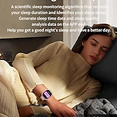 abordables Pulseras inteligentes-696 H35 Reloj inteligente 2.02 pulgada Pulsera inteligente Bluetooth Podómetro Recordatorio de Llamadas Seguimiento del Sueño Compatible con Android iOS Hombre Llamadas con Manos Libres Recordatorio