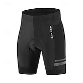abordables Shorts, collants et pantalons pour hommes-WOSAWE Homme Short Vélo Cuissard Velo Cyclisme Vélo Cuissard Short Short rembourré / Chamois Coupe ajustée Des sports Respirable Séchage rapide Haute élasticité Confortable Noir Vêtement Tenue Tenues