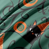 economico Set copripiumino-set copripiumino collezione halloween set 3 pezzi jack o lantern zucca super morbido delicato sulla pelle di lunga durata
