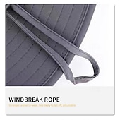baratos Toucas para o exterior-Chapéu de sol com aba para o pescoço Unisexo Chapéu de Sol Chapéu Balde Chapéu boonie Prova-de-Água Proteção UV para Pesca Praia Campismo / Escursão / Espeleologismo Côr Sólida Fibra Acrilica Verão
