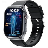 abordables Relojes inteligentes-iMosi ET585 Reloj inteligente 2.04 pulgada Smartwatch Reloj elegante Bluetooth ECG + PPG Monitoreo de temperatura Podómetro Compatible con Android iOS Mujer Hombre Llamadas con Manos Libres