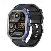 billige Smartklokker-hk56 smart sportsklokke 2,06 tommers amoled storskjerm bluetooth call ai stemme roterende krone digitale treningsklokker for kvinner