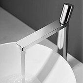 cheap Bathtub Faucets-Bathroom Sink Faucet - Classic Electroplated Mount Outside Single Handle One HoleBath Taps