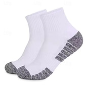 abordables Calcetines de running-calcetines de compresión de talla grande calcetines deportivos deportivos calcetines para correr 1 par de calcetines a rayas antideslizantes transpirables absorbe el sudor cómodo entrenamiento de