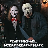olcso kiegészítők-Szellem Zombi Michael Myers Maszk Halloween-kellékek Felnőttek Férfi Női Ijesztő jelmez Mindszentek napja Farsang Mardi Gras Könnyű farsangi jelmez