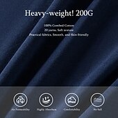 economico T-shirt e Canottiere Elite da Uomo-Per uomo Lettera Maglietta Camicia a Maniche Corte 100% Cotone Manica Corta Grafico Camicia Bianco Blu marino Grigio Maglietta comoda Vacanza Streetwear Abbigliamento di stilista