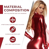 tanie Błyszczące-Garnitury Zentai Kostium Cosplay Kombinezon Dziewczyna motocykl Catwoman Strój karnawałowy Kombinezon zentai Dla par Męskie Damskie seksowny kostium Solidne kolory Spandeks Lateks Kostium na Święta
