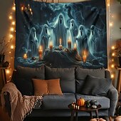 levne halloweenské nástěnné tapisérie-halloween dekorace duchové party závěsný gobelín nástěnné umění velký gobelín nástěnná malba výzdoba fotografie pozadí přikrývka opona domácí ložnice obývací pokoj