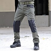 preiswerte Cargohosen-Herren Cargohosen Wanderhose Wanderhosen Taktische Hosen Militär camuflaje Außen Regular Fit Wasserdicht Schnelltrocknend Hosen / Regenhose Tarnung Grau Jagd Klettern Camping / Wandern