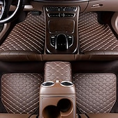 cheap Automotive Interior Accessories-Car Floor Mats Durable Waterproof Set of Universal Auto Rugs for Enhanced Interior Protection