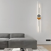 お買い得  室内ウォールライト-LED 屋内壁掛けライト 温白色 90cm 北欧 クラシック ロングストリップ リニアバー LED 壁取り付け用燭台 ライト ミニマリズム ブラック オレンジ ホワイト 照明器具 浴室 化粧台 壁掛け 寝室 廊下用 110-240V