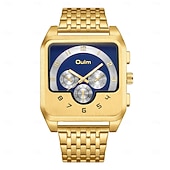 Montre à Quartz Oulm pour hommes Montre de Sport en plein air Mode Casual Lumineux Étanche Décoration Montre en acier abordables Montres à quartz-Montre à Quartz Oulm pour hommes Montre de Sport en plein air Mode Casual Lumineux Étanche Décoration Montre en acier