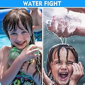 cheap Water Toys-Water Balloons Instant Balloons Easy Quick Fill Balloons Splash Fun for Kids Girls Boys Balloons Set Party Games Quick Fill 814 Balloons for Outdoor Summer Funs
