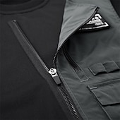 economico Felpe di base-Per uomo Maglia Nero Girocollo Blocco di colori Patchwork Cerniera Sport &amp; Outdoor Quotidiano Ferie Poliestere Streetwear Essenziale Casual Primavera &amp; Autunno Abbigliamento Felpe con cappuccio Felpe