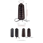 Χαμηλού Κόστους Ενδύματα-Ρετρό / Βίντατζ Μεσαίωνα Αναγέννησης Φορέματα Στολές Ηρώων Σετ αξεσουάρ Βίκινγκ Ξένος Ranger Φανταχτερή Φόρεμα Γυναικεία Βίκινγκ Φαντασία Μασκάρεμα Επίδοση LARP Ρεν Φερ Ενηλίκων