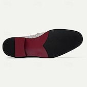 abordables Mocasines de cuero de primera calidad-Hombre Zapatos de taco bajo y Slip-On Mocasines Mocasines clásicos Cuero Piel de vaca italiana de plena flor Tejido de nailon Cómodo Antideslizante Mocasín Café