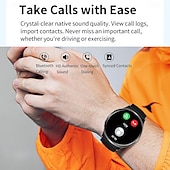 Χαμηλού Κόστους Smartwatch-696 i102 Έξυπνο Ρολόι Φυσικής Κατάστασης Tracker ECG PPG Bluetooth Υπενθύμιση Κλήσεων Android iOS IP67 40mm 1.43