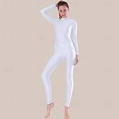 olcso Matt-Zentai öltöny Szerepjáték Jelmezek Bőrruházat Nindzsa Farsangi jelmez Overall Királyok napja Női Akrobatatrikó Szexi jelmez Tömör szín Spandex Lycra Ruha mert Mindszentek napja Farsang Álarcos
