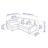baratos Cobertura de Sofa-Capa de Sofá 100% Algodão com Armazenamento Capas de Sofá-Cama Acolchoadas Cor Sólida