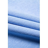 cheap Men&#039;s Oxford Shirts-Men&#039;s Band Collar Shirt Dress Shirt Oxford Shirt Solid / Plain Color Wedding White Blue Gray Light Blue Long Sleeve Standing Collar Spring &amp;  Fall Clothing Apparel