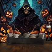 tanie Dekoracja Halloween-dekoracje halloween dziewczyna duch wiszący gobelin sztuka ścienna duży gobelin dekoracja ścienna tło zdjęcia koc zasłona dom sypialnia salon