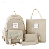 economico Borse per libri-zaini per la scuola set di zaini con borsa tote borsa a tracolla astuccio zaino in stile cartone animato regali per il rientro a scuola