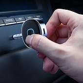 Недорогие Автомобильные зарядные устройства-Адаптер AUX Bluetooth Беспроводной адаптер Bluetooth 5.0 с микрофоном для громкой связи в автомобиле 3,5 мм