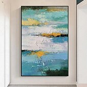 billiga Abstrakta målningar-oljemålning handgjorda handmålade väggkonst abstrakt canvas målning heminredning dekor sträckt ram redo att hänga