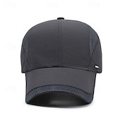 billiga Baseballkeps herr-Herr Basebollkeps Solhatt Trucker Hat Svart Marinblå Chinlon Lappverk Mode Ledigt Gata Dagligen Färgblock Justerbara Solskyddskräm Andningsfunktion