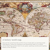 baratos tapeçaria de paisagem-mapa-múndi parede tapeçaria arte decoração cobertor cortina pendurada quarto decoração da sala de estar