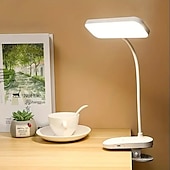 cheap Household Appliances-Rechargeable Led Desk Lamp 3 Light Color Adjustable Night-time Studying Reading Standing Clip Desk Lamp