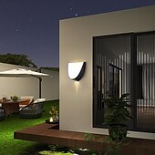 economico applique da esterno-Lampadari Da Parete Per Esterni A Led Bianco Caldo/Bianco Moderni Lampadari A Parete Lampadari Da Parete Per Esterni Moderni Lampadari Per Esterni Impermeabile Antiruggine Per Portico Giardino