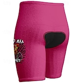 billige Shorts, tights og bukser for menn-Herre Sykkelshorts Sykkel Shorts Slank Fasong sport Grafisk Pustende Hurtigtørkende Høy Elastisitet Bekvem Gul Rosa Klær Sykkelklær
