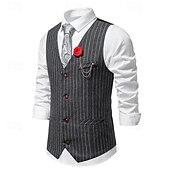 abordables Conjuntos-Retro Antiguo Rugido 20s 1920s Sombreros Accesorios Chaleco El gran Gatsby Caballero Moda Hombre Navidad Víspera de Todos los Santos Carnaval Fiesta de baile Despedida de Soltera Festival Adulto