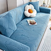 cheap Sofa Cover-Jacquard Velvet Elastic Sofa Cover - All-Inclusive Universal Fit - Four Seasons Universal - Lazy One-Piece Design - Anti-Cat Scratch Sofa Cushion