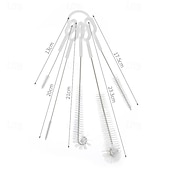 cheap Storage &amp; Organization-5pcs/set Suction Pipe Brush Cup Scrubbing Tool - Small Cleaning Brushes for Teapot Spouts, Milk Bottles